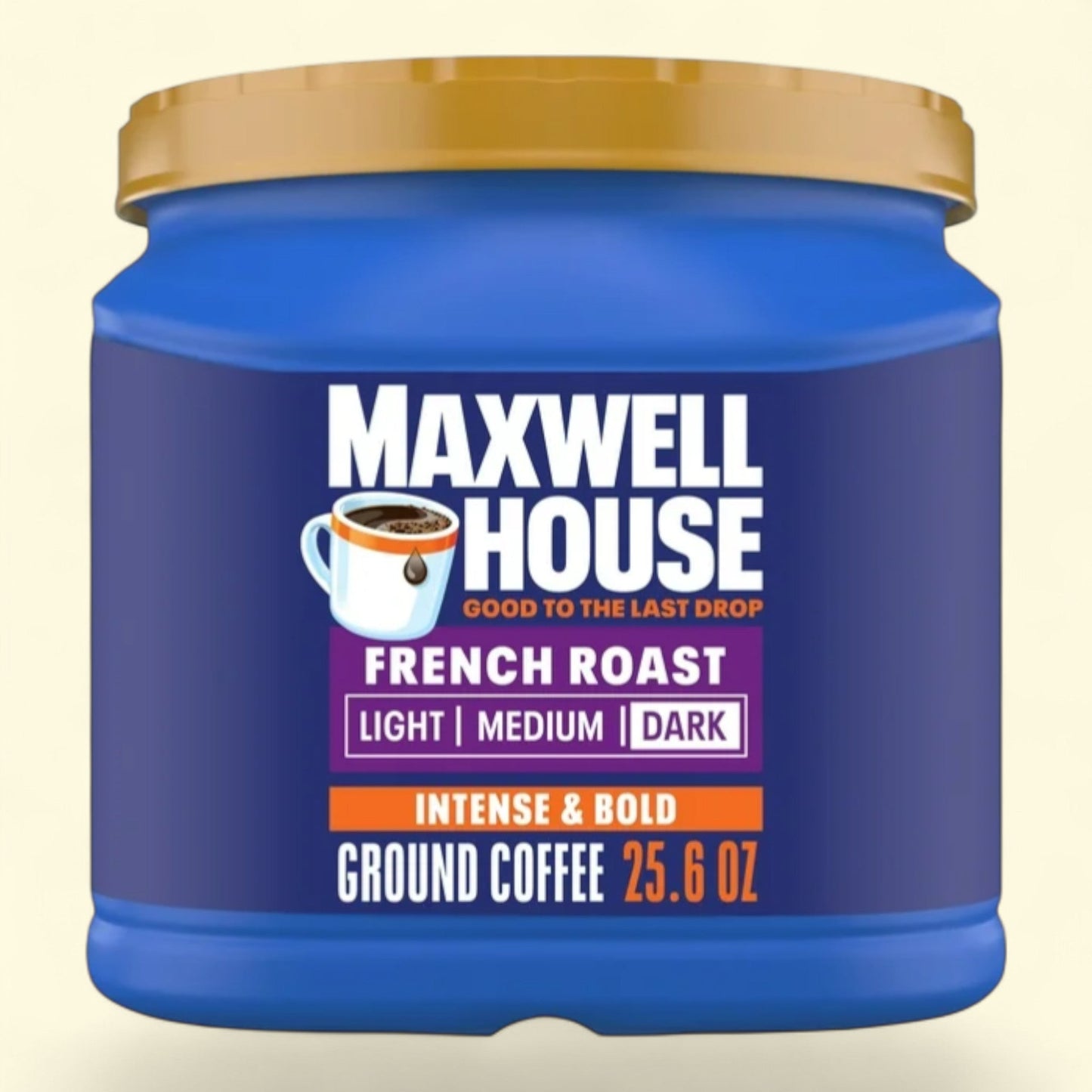 Maxwell House Dark French Roast Ground Coffee, 25.6 oz.