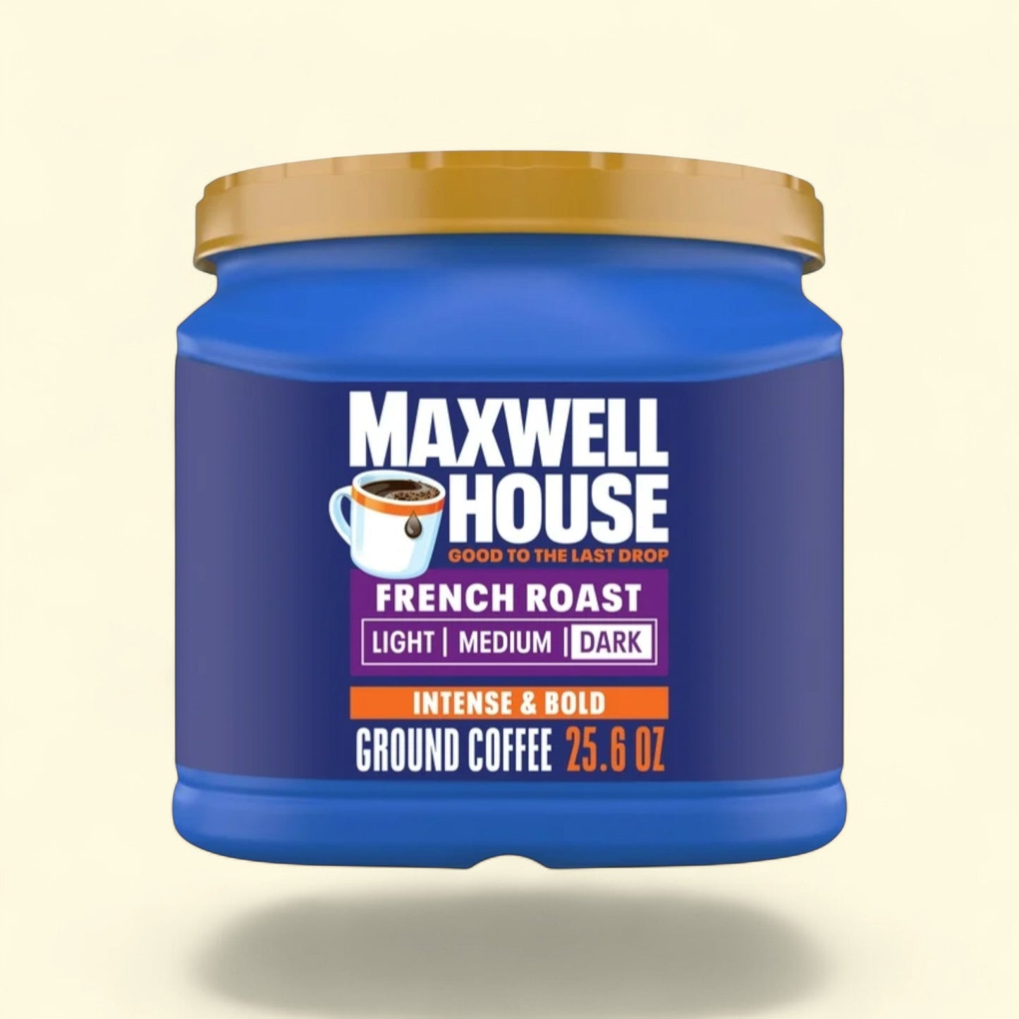 Maxwell House Dark French Roast Ground Coffee, 25.6 oz. — authentic US product shipped worldwide by Treatspree