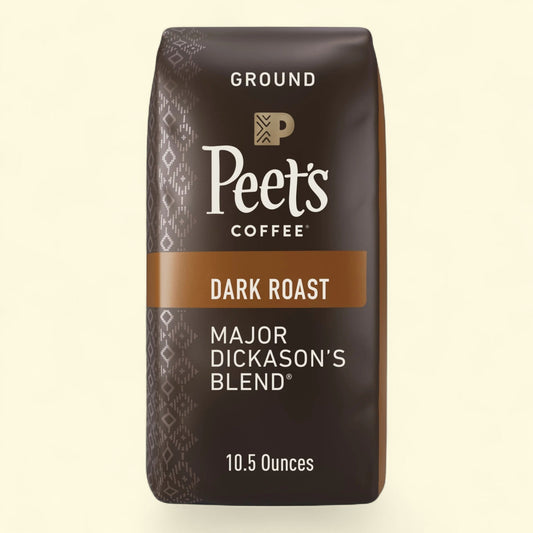 Peet's Coffee Major Dickason's Blend Ground Coffee, 10.5 oz