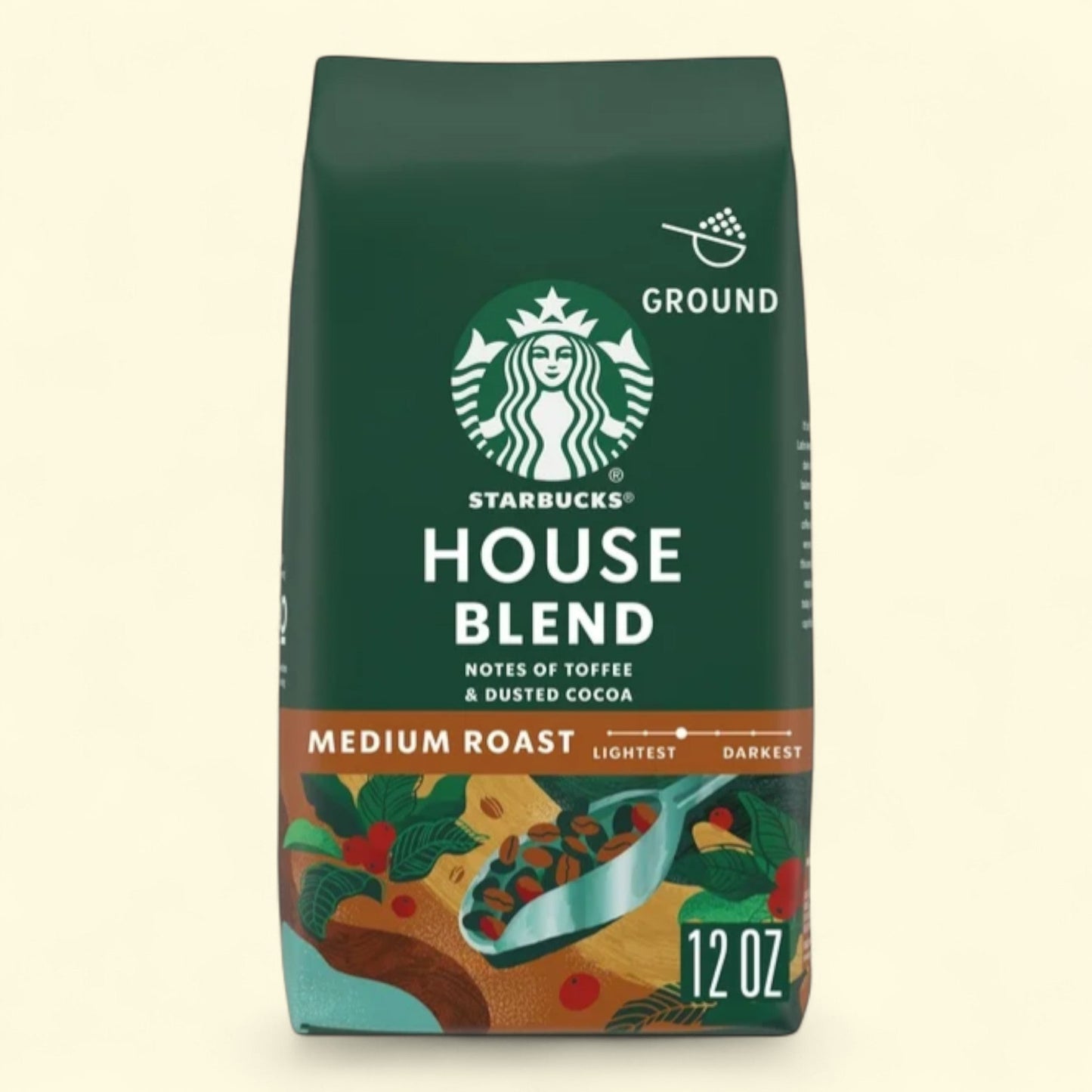 Starbucks House Blend Ground Coffee, 12 oz