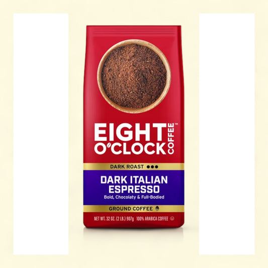 Eight O'Clock Dark Italian Espresso, 32 oz