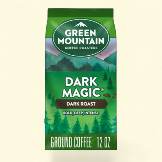 Green Mountain Coffee Roasters, Dark Magic Dark Roast Ground Coffee, 12 oz