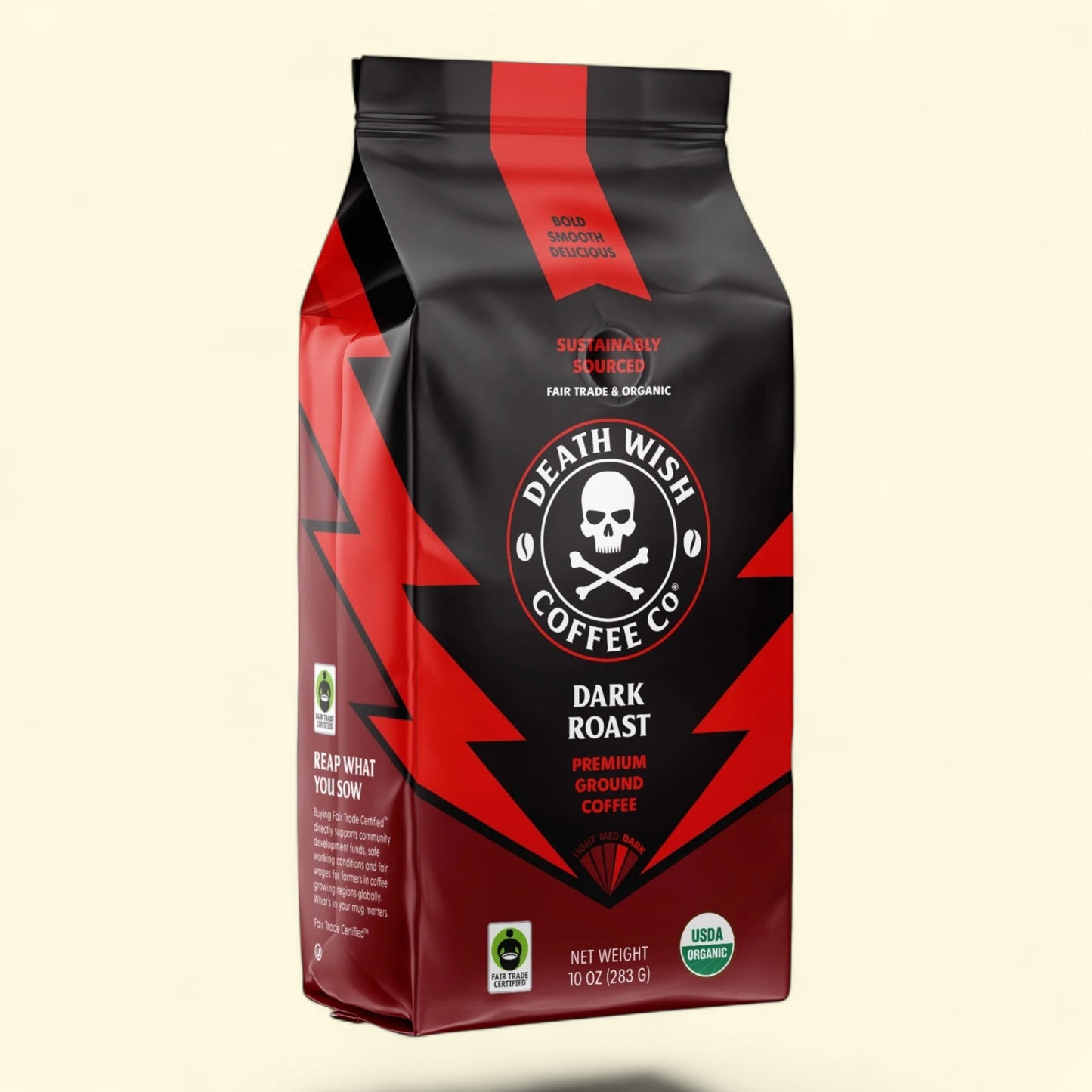 Death Wish Coffee, Ground Coffee, 10oz