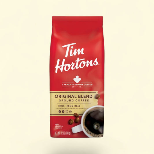 Tim Hortons Ground Coffee, 12oz — authentic US product shipped worldwide by Treatspree
