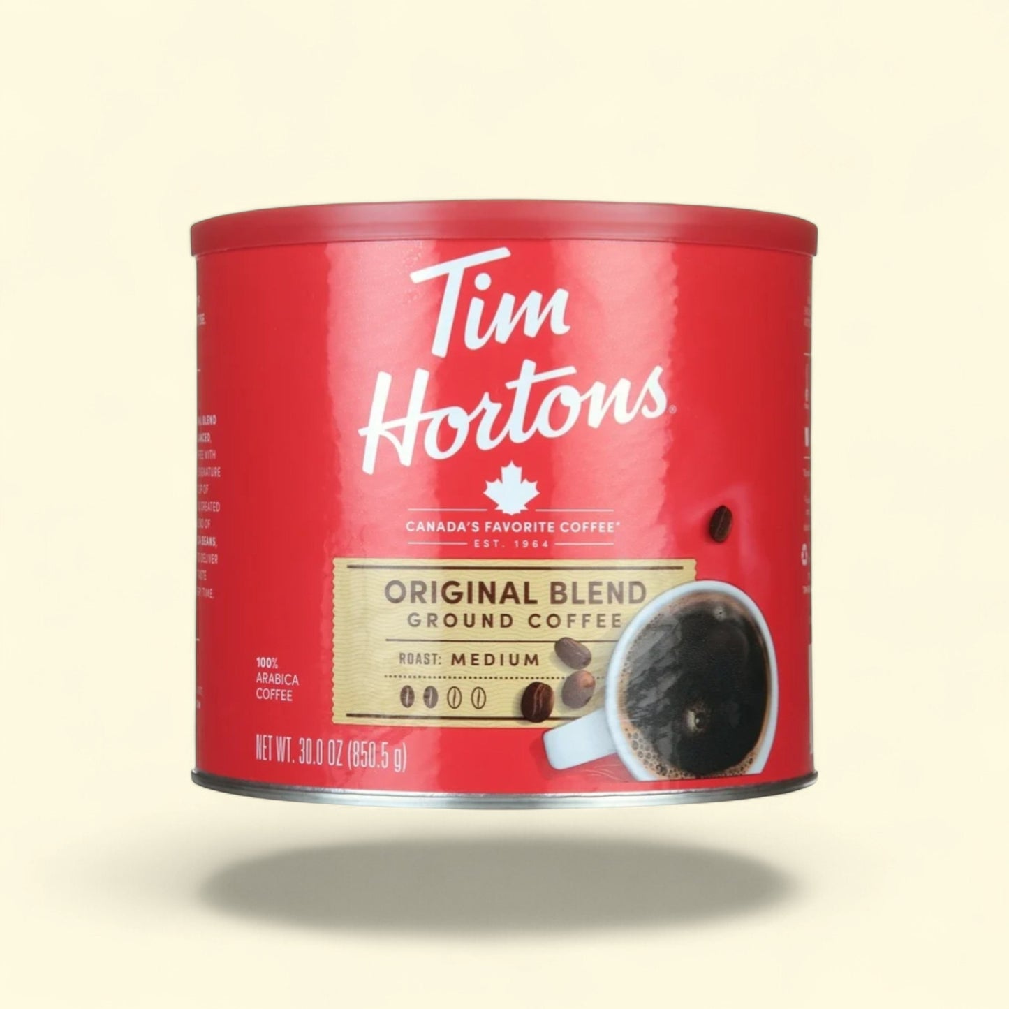Tim Hortons Original Blend Ground Coffee, 30 oz — authentic US product shipped worldwide by Treatspree