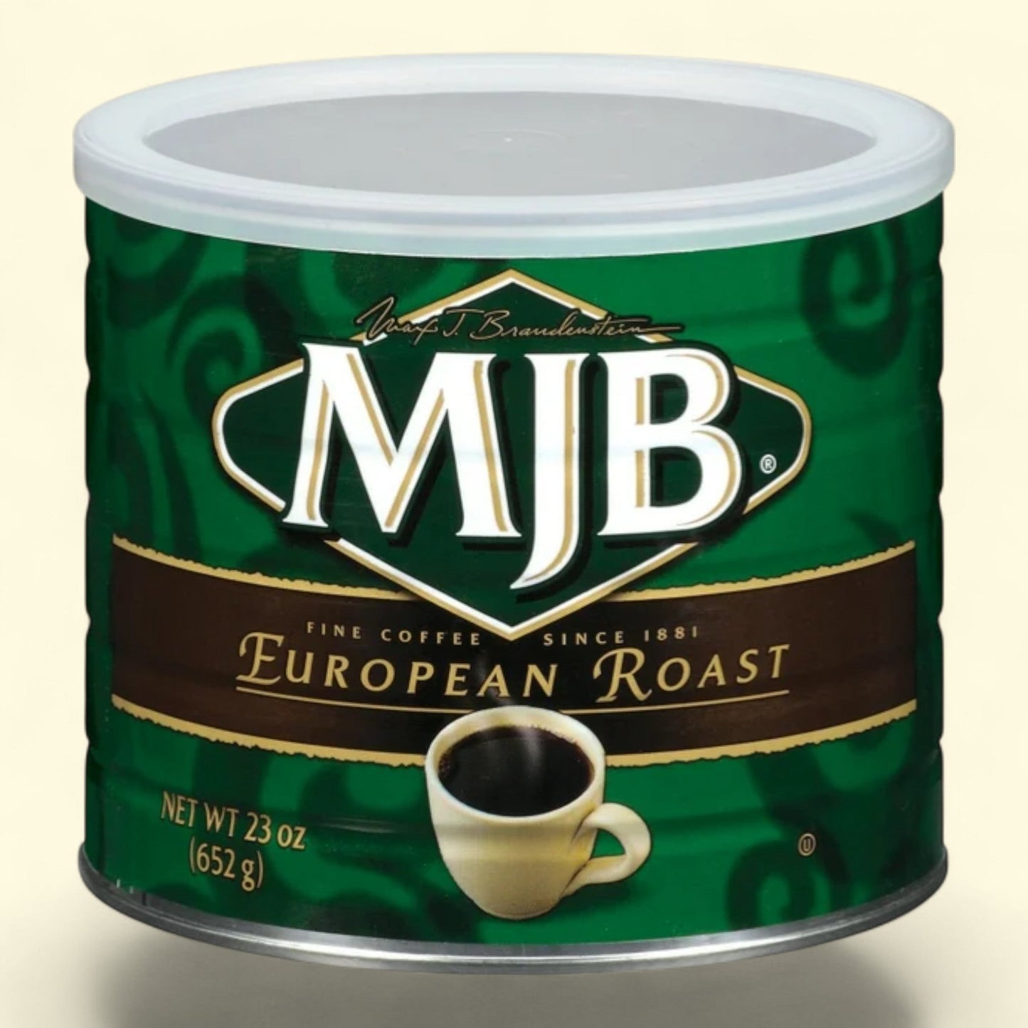 MJB Ground Coffee, Dark Roast, 23 Ounce Can