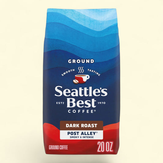 Seattle’s Best Coffee, Post Alley, Dark Roast, Ground Coffee, 100% Arabica, 20 oz