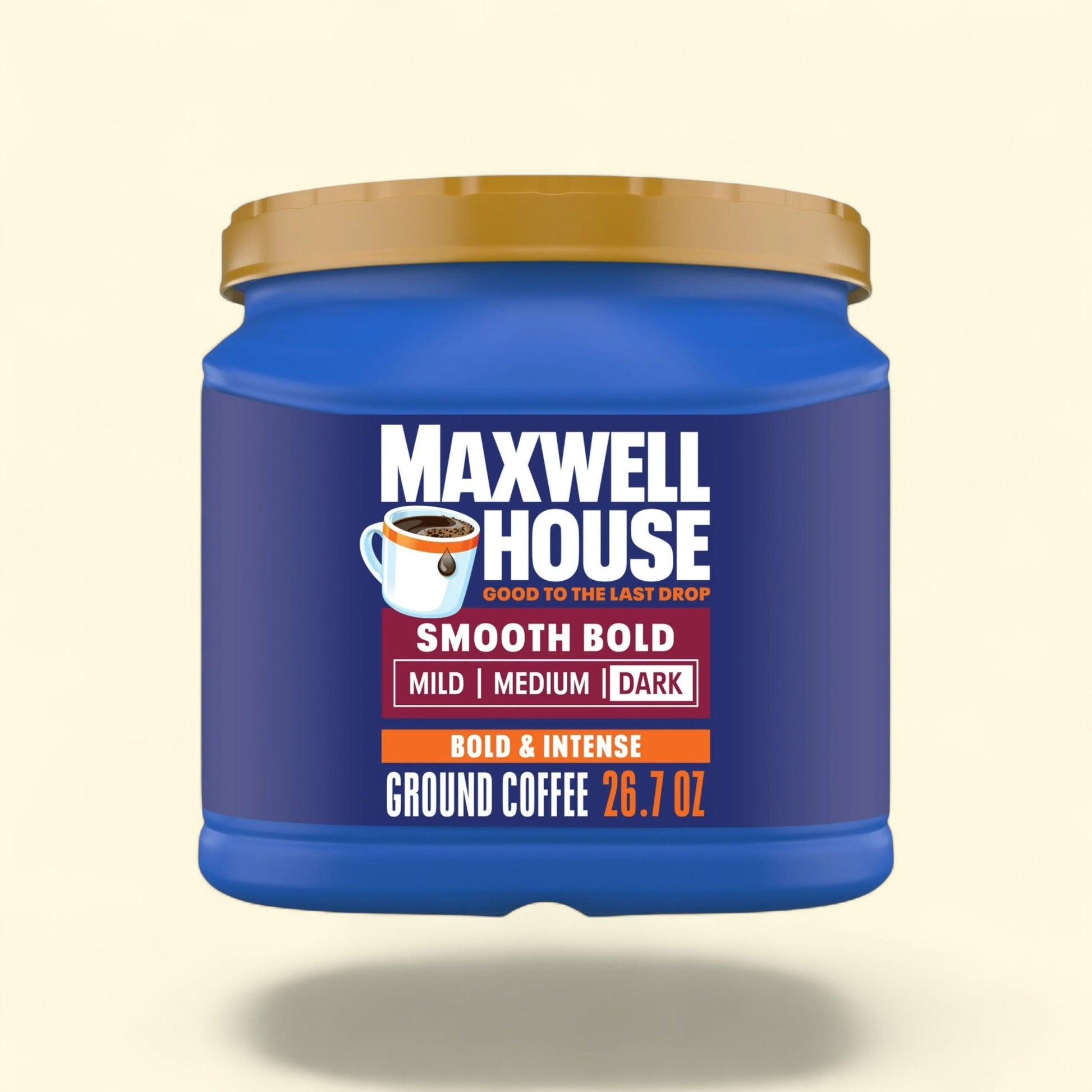 Maxwell House Smooth Bold Ground Coffee, 26.7 oz. — authentic US product shipped worldwide by Treatspree
