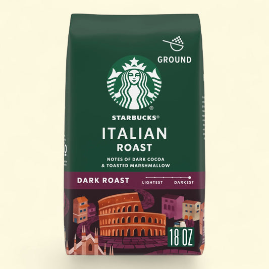 Starbucks Italian Roast, Ground Coffee, 18 oz