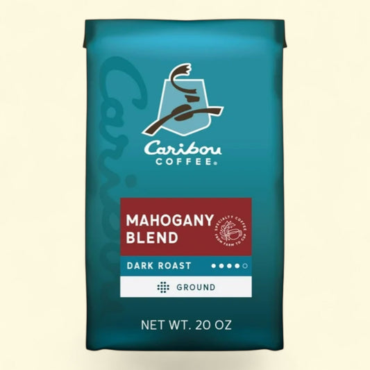 Caribou Coffee Mahogany Ground Coffee, 20 oz