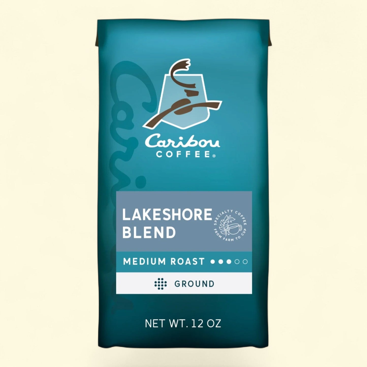 Caribou Coffee Lakeshore Blend Ground Coffee, 12 oz