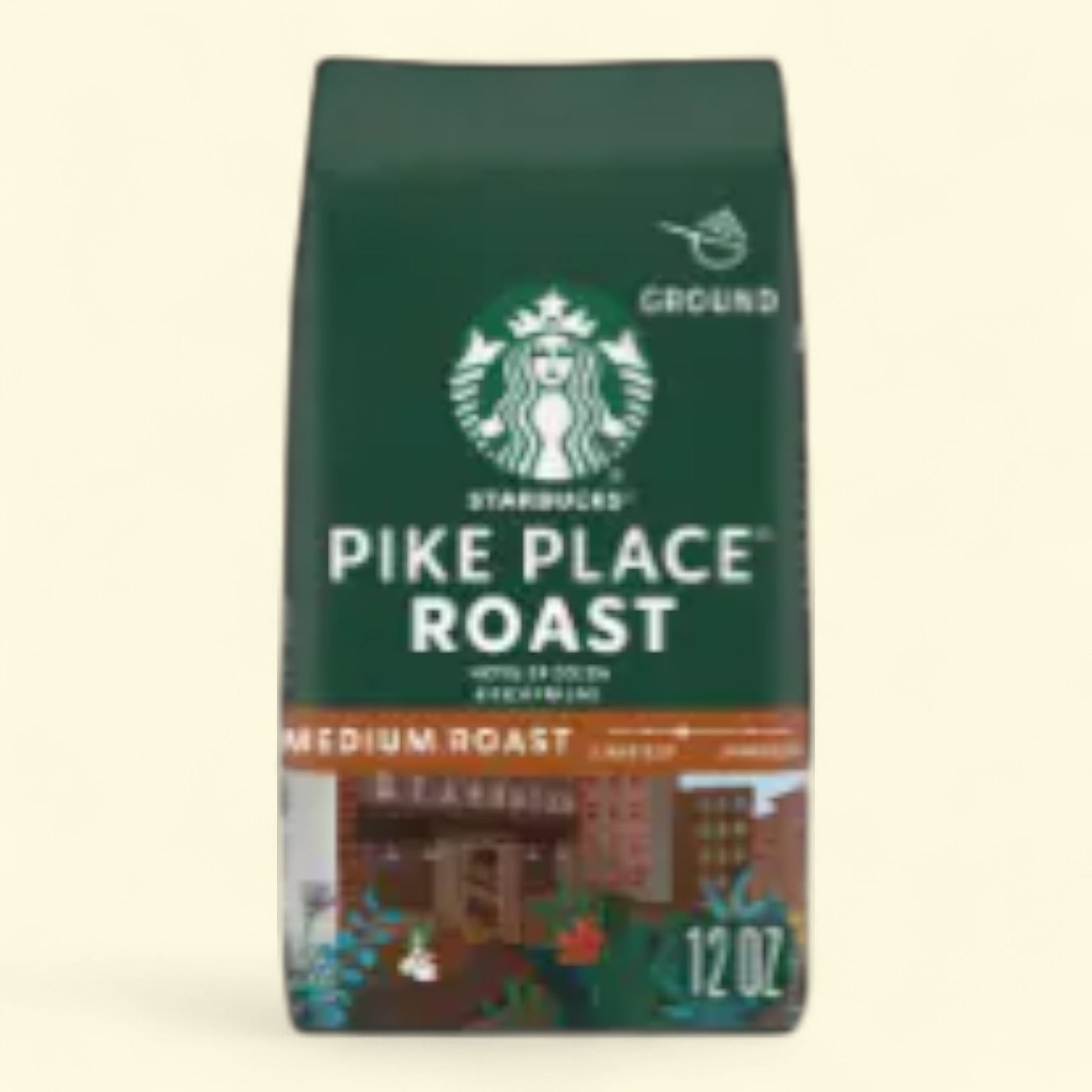 Starbucks Pike Place Medium Roast Ground Coffee, 12 oz