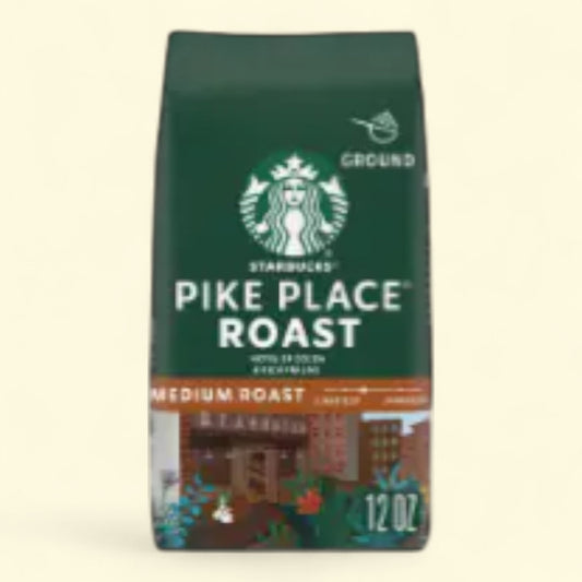 Starbucks Pike Place Medium Roast Ground Coffee, 12 oz
