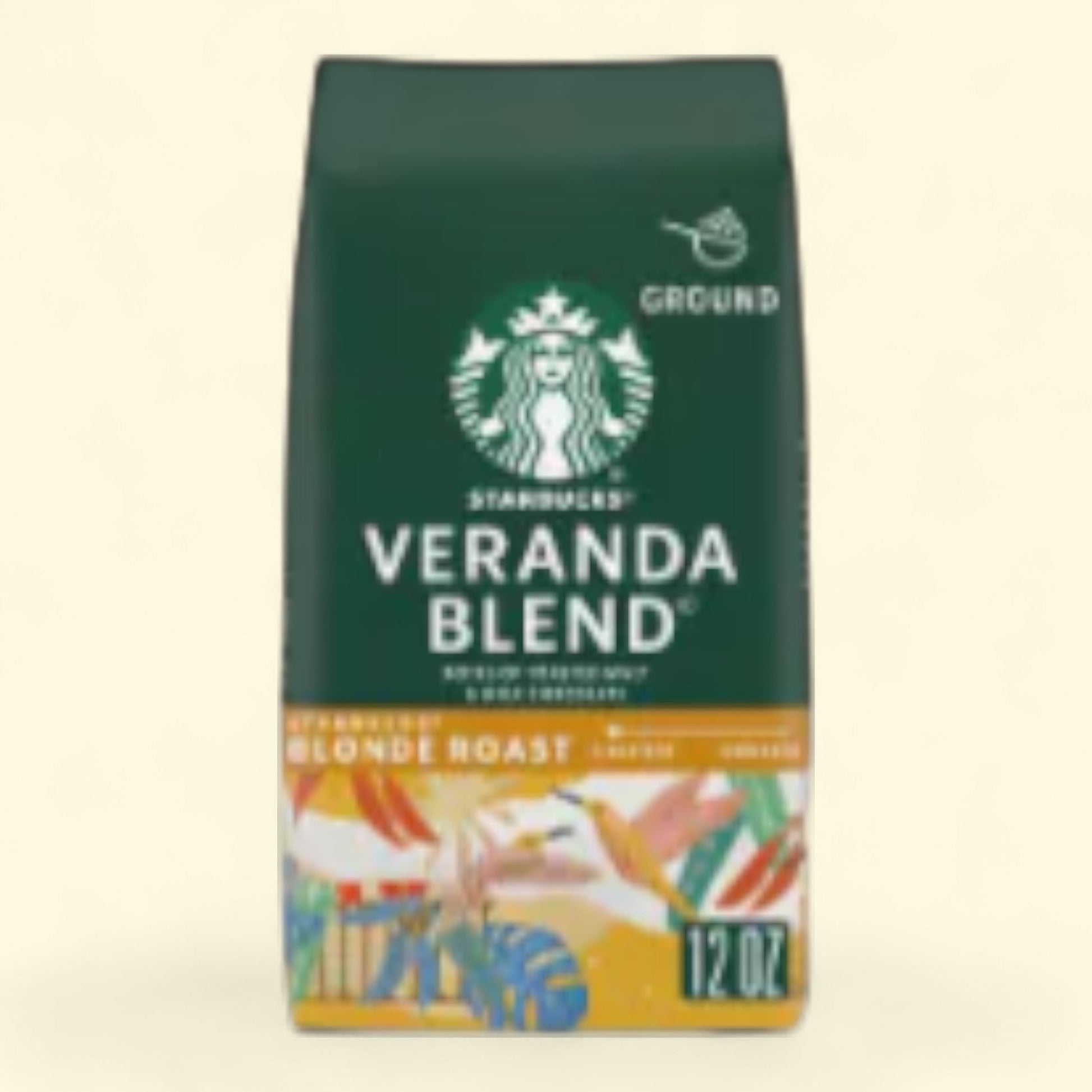 Starbucks Veranda Blend, Whole Bean Coffee, Blonde Roast, 12 oz