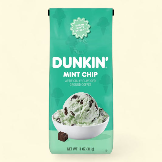 Dunkin' Mint Chip Dark Roast Ground Coffee, 11oz