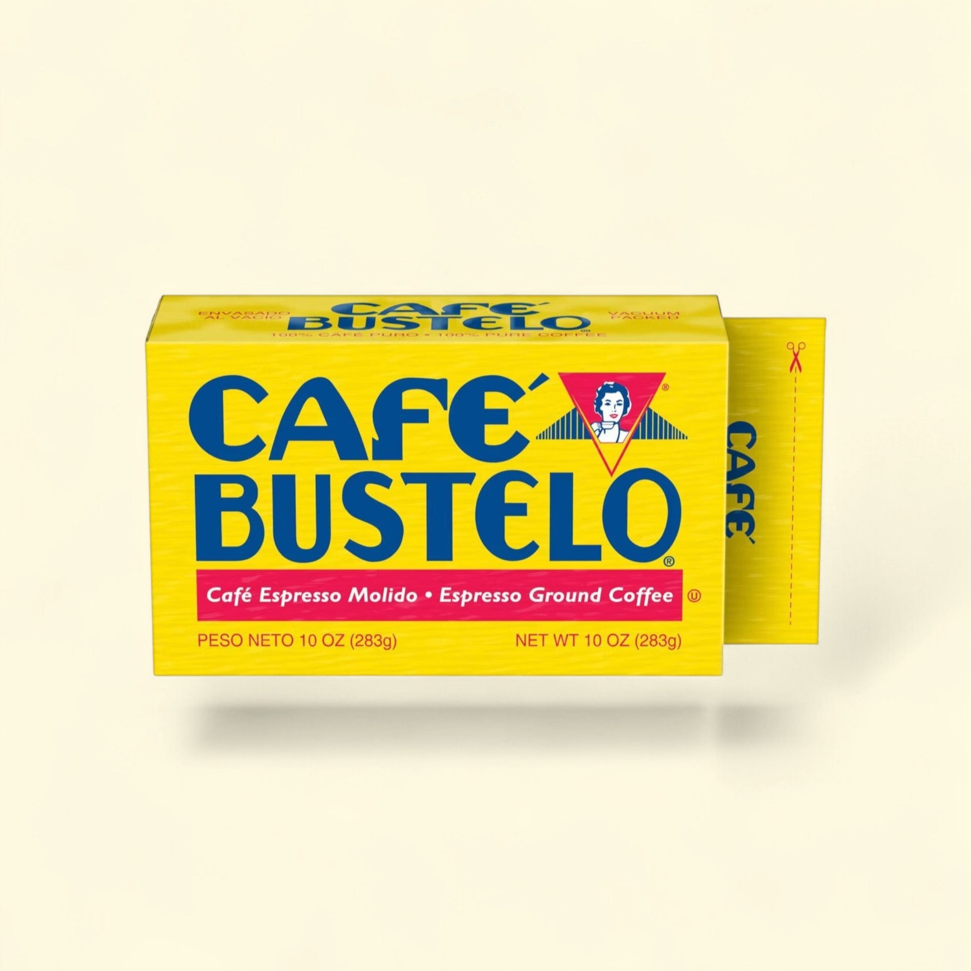 Cafe Bustelo Espresso Dark Roast Ground Coffee, 10oz — authentic US product shipped worldwide by Treatspree