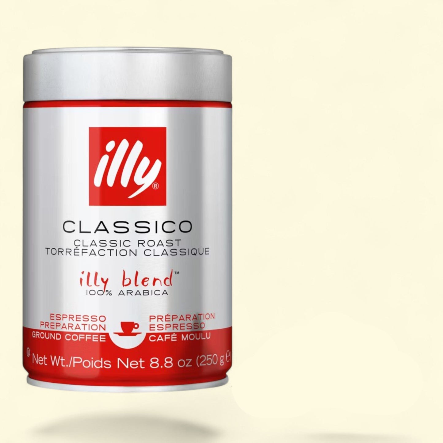 Illy Classico Espresso Ground Coffee, 8.8oz