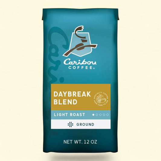 Caribou Coffee Daybreak Morning Blend Light Roast Ground Coffee, 12oz