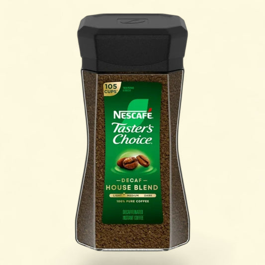 NESCAFÉ Taster's Choice Decaf House Blend Instant Coffee, 7 oz
