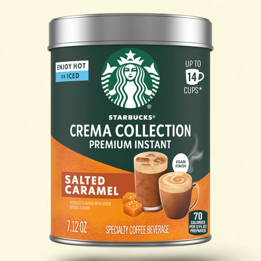 Starbucks Crema Collection Salted Caramel Flavored Coffee, 7.12 oz