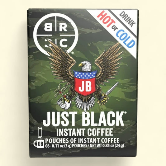 Black Rifle Coffee Company Just Black Instant Coffee, 8 Ct