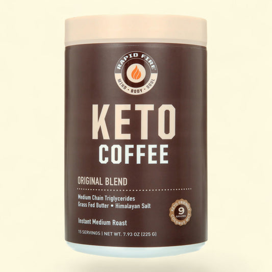 Rapid Fire Keto Coffee, Medium Roast, 7.93 oz