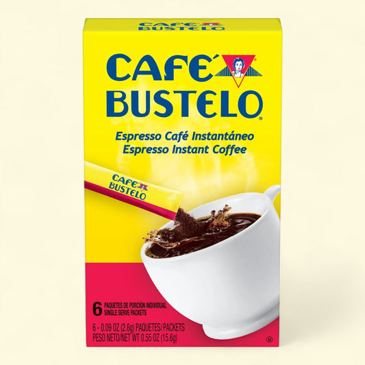 Café Bustelo Instant Coffee Single Serve Packets, 6 Ct