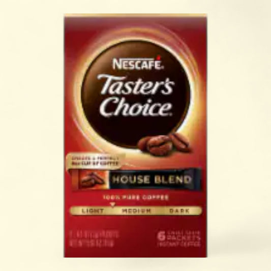 NESCAFÉ Taster's Choice House Blend Instant Coffee, Medium-Light Roast, 7 oz