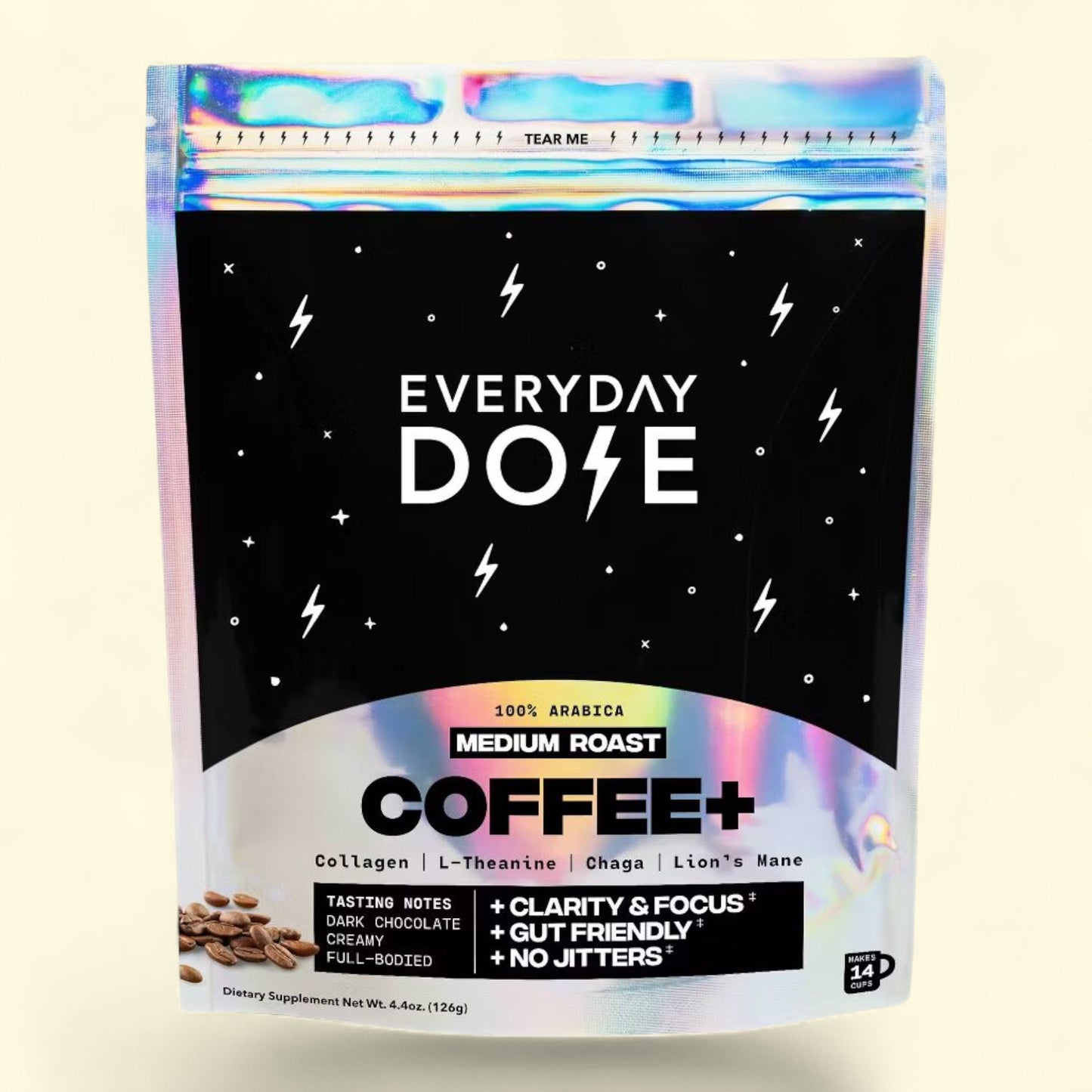 Everyday Dose Medium Roast Mushroom Coffee, 4.4oz