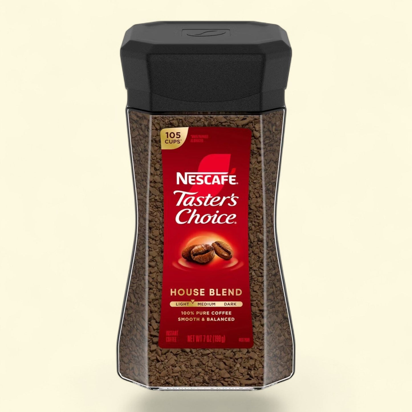 Nescafe Taster's Choice House Blend Light Roast Instant Coffee, 7oz