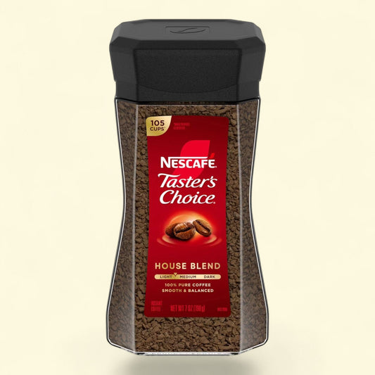 Nescafe Taster's Choice House Blend Light Roast Instant Coffee, 7oz
