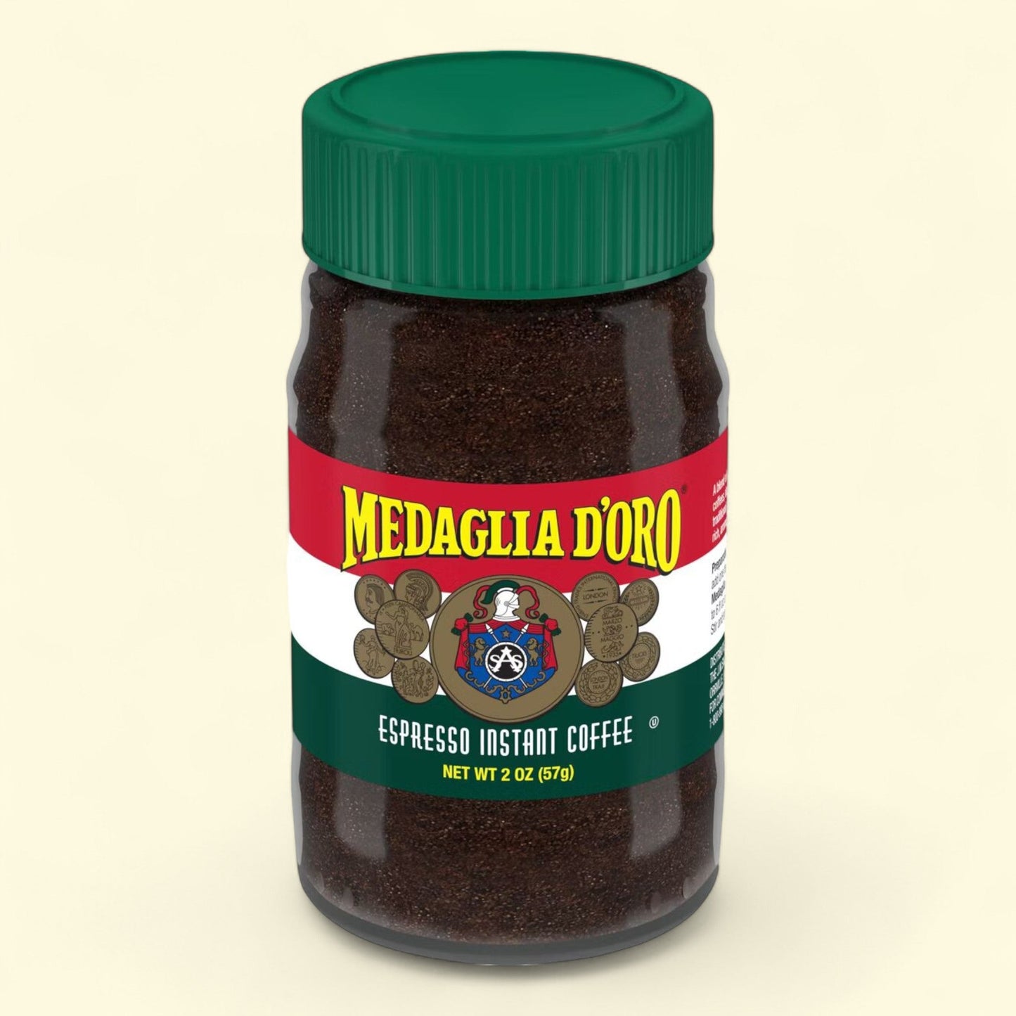 Medaglia D'Oro Espresso Instant Dark Roast Coffee, 2oz