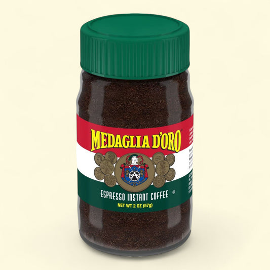 Medaglia D'Oro Espresso Instant Dark Roast Coffee, 2oz