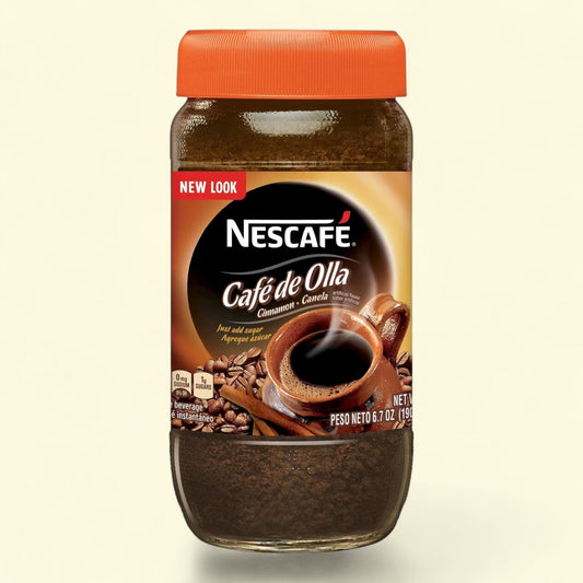 Nescafe Café de Olla Cinnamon Instant Light Roast Coffee, 6.7oz