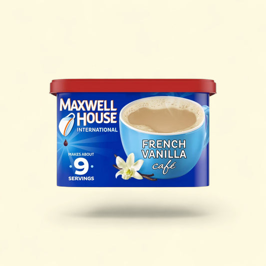Maxwell House International Vanilla Cafe Medium Roast Beverage Mix,... — authentic US product shipped worldwide by Treatspree