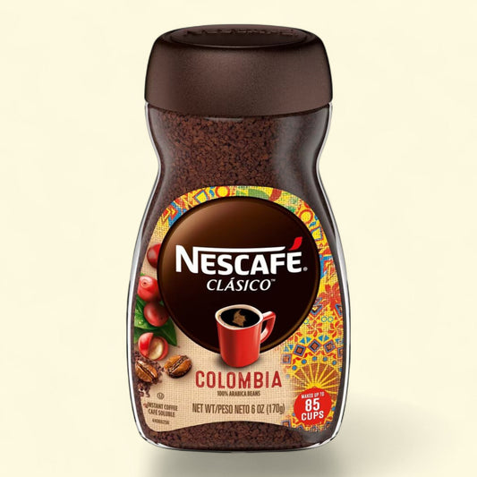 Nescafe Clasico Medium Roast Colombia Coffee, 6oz