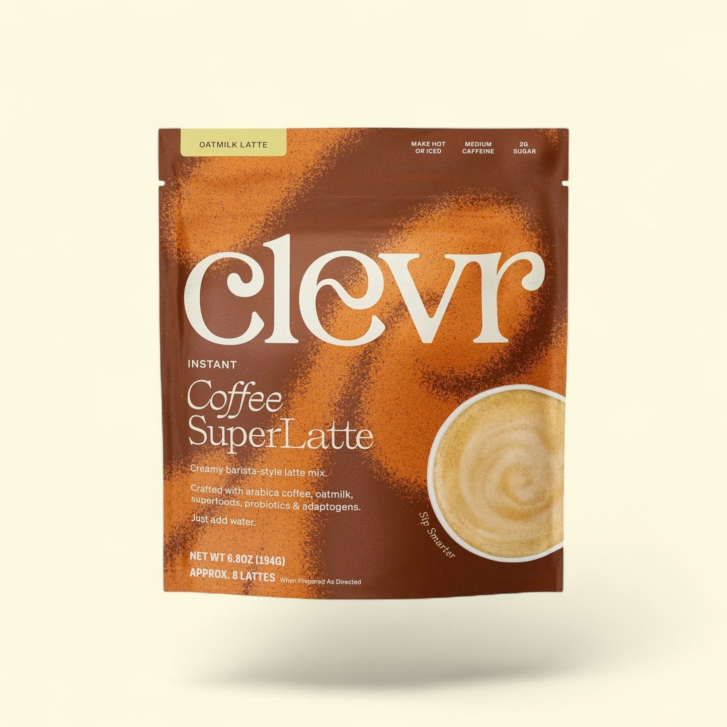 Clevr Coffee Superlatte, 6.8oz — authentic US product shipped worldwide by Treatspree