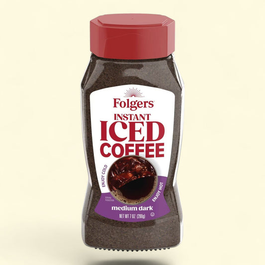 Folgers Instant Medium Dark Roast Iced Coffee, 7oz