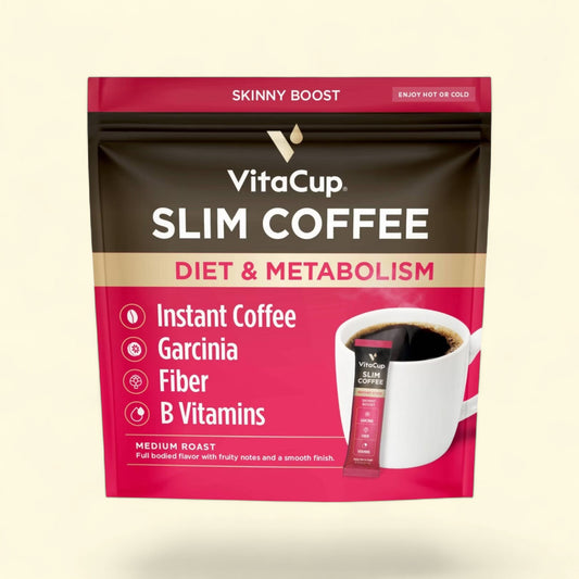 VitaCup Slim Instant Coffee Packets, 24ct — authentic US product shipped worldwide by Treatspree