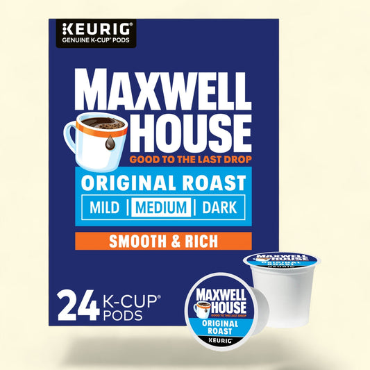 Maxwell House Original Roast Ground Coffee K-Cup Pods, 24 ct - 8.3 oz