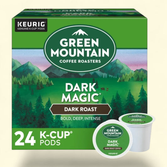 Green Mountain Coffee Roasters, Dark Magic Dark Roast K-Cup Coffee Pods, 24 Count