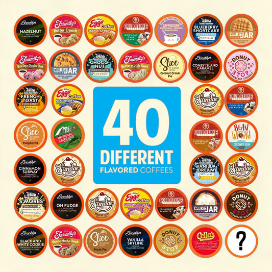 Two Rivers Coffee Pods, Assorted Flavors, 40-Pack