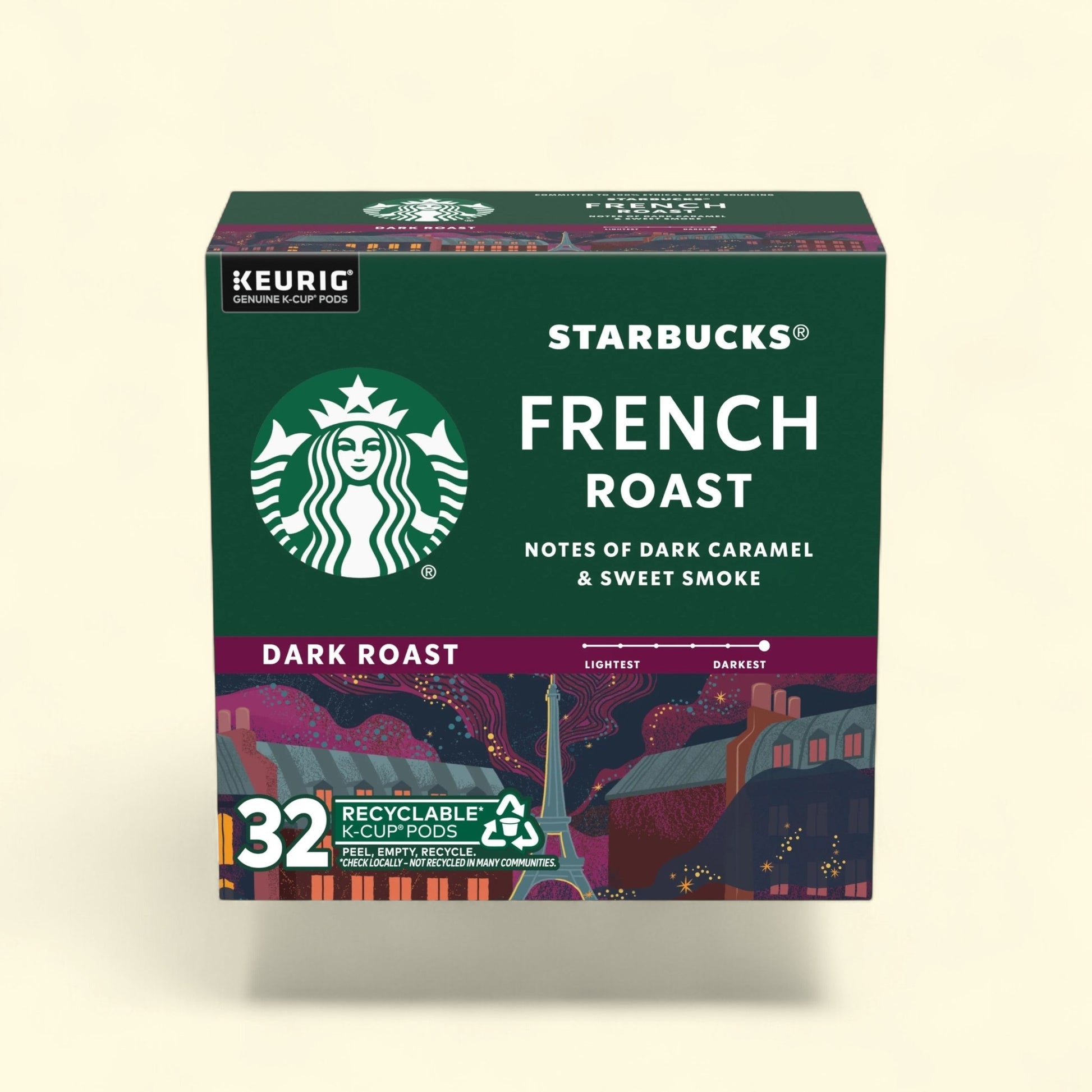 Starbucks French Roast, 32 Ct — authentic US product shipped worldwide by Treatspree
