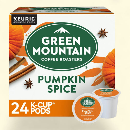 Green Mountain Coffee Roasters, Pumpkin Spice Light Roast K-Cup Coffee Pods, 24 Count