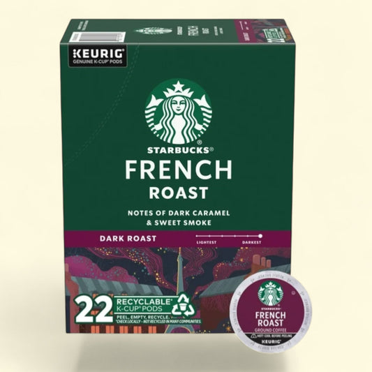Starbucks French Dark Roast Coffee, 22 Count