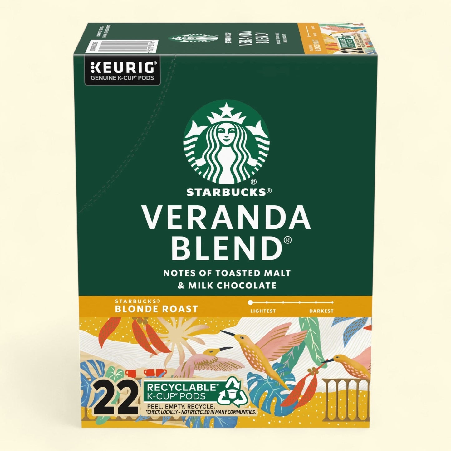 Starbucks Veranda Blend, 22 Count