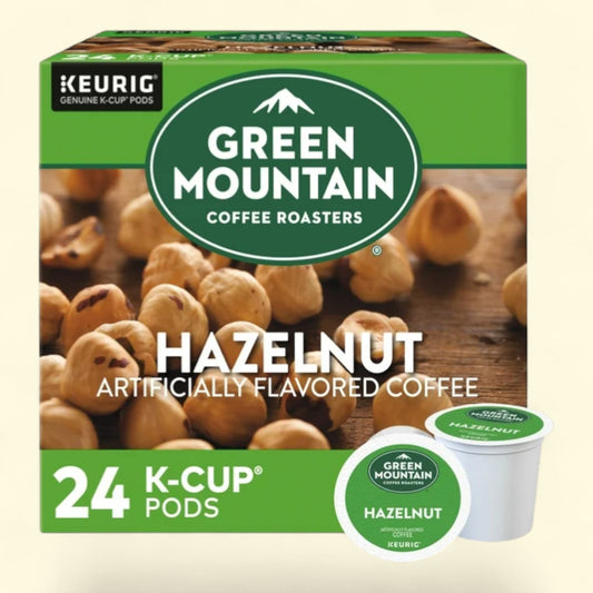 Green Mountain Coffee Hazelnut Flavored K-Cup Pods, 24 Count