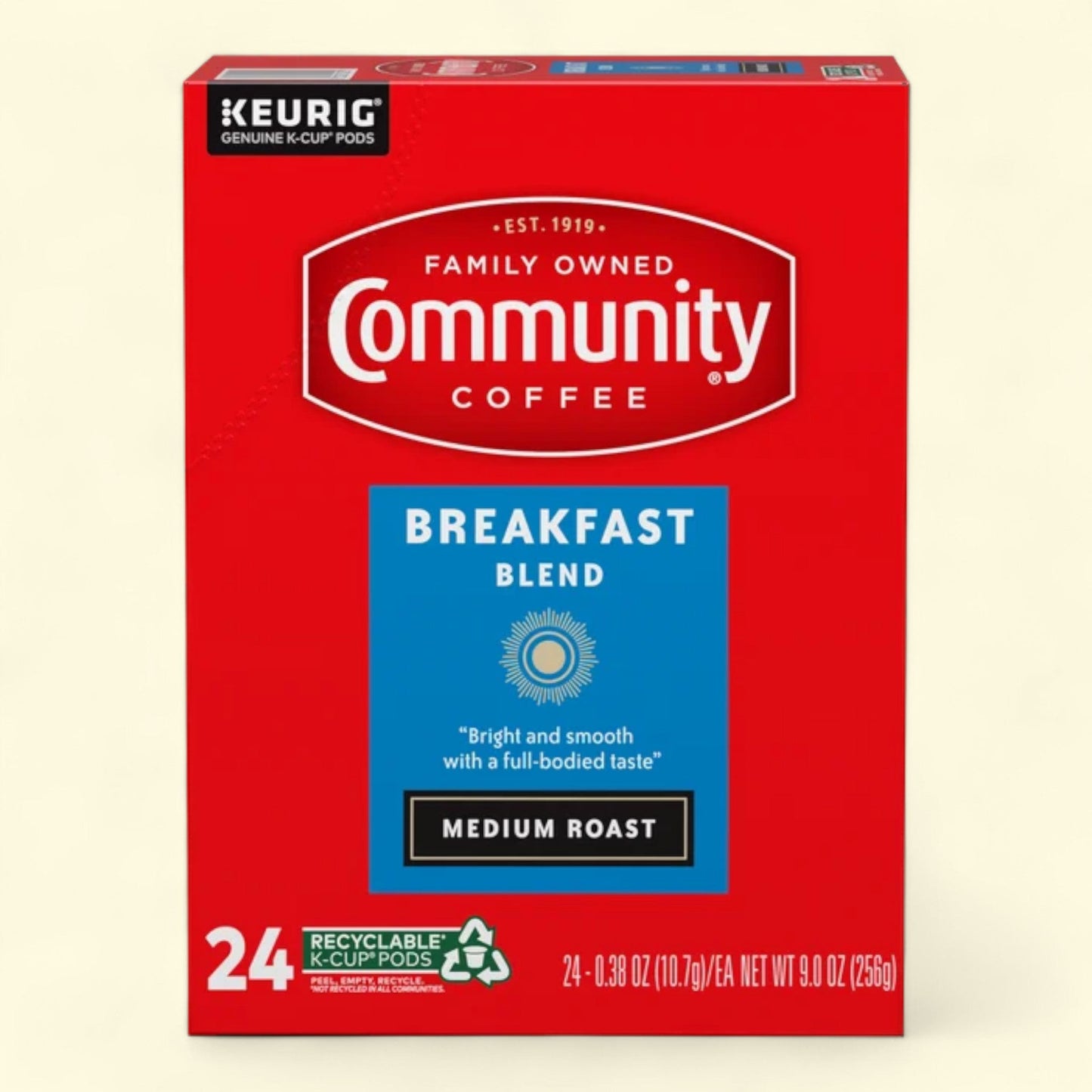 Community Coffee Breakfast Blend Single-Serve Coffee Pods, 24 Count