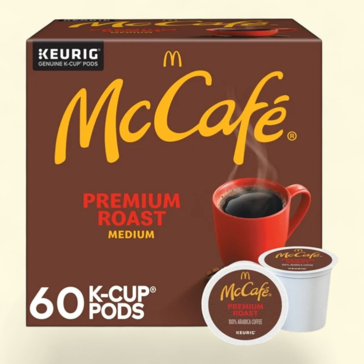 McCafe, Premium Medium Roast K-Cup Coffee Pods, 60 Count