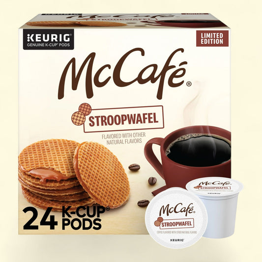 McCafé, Stroopwafel Light Roast K-Cup Coffee Pods, 24 Count